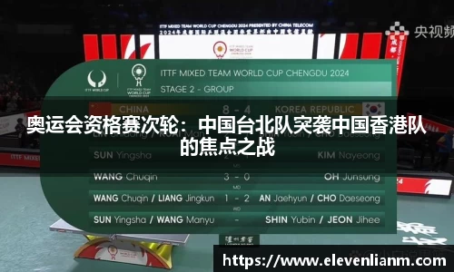 奥运会资格赛次轮：中国台北队突袭中国香港队的焦点之战
